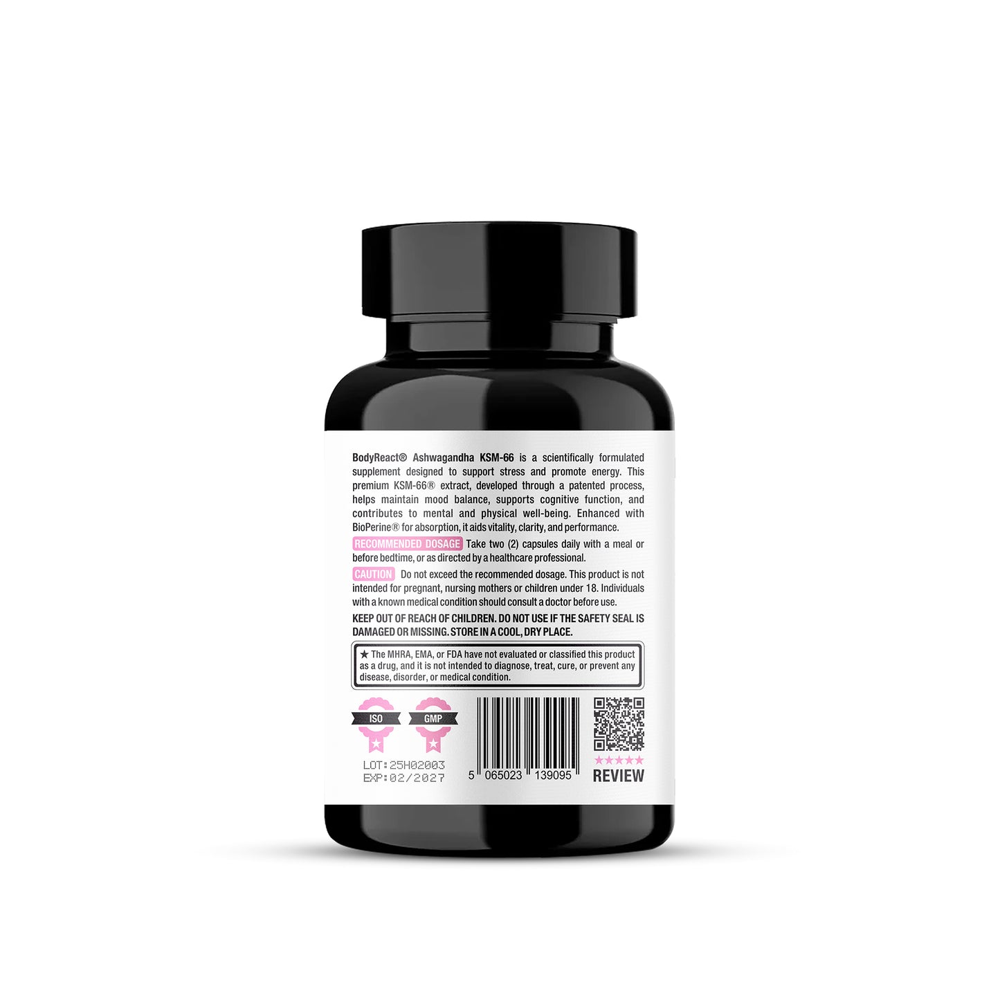 KSM-66 Ashwagandha – Advanced Stress, Mood & Hormonal Support (60 Capsules)