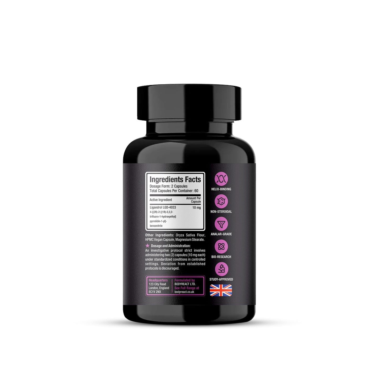 LGD-4033 Ligandrol – Lean Muscle & Strength SARM (60 Capsules)
