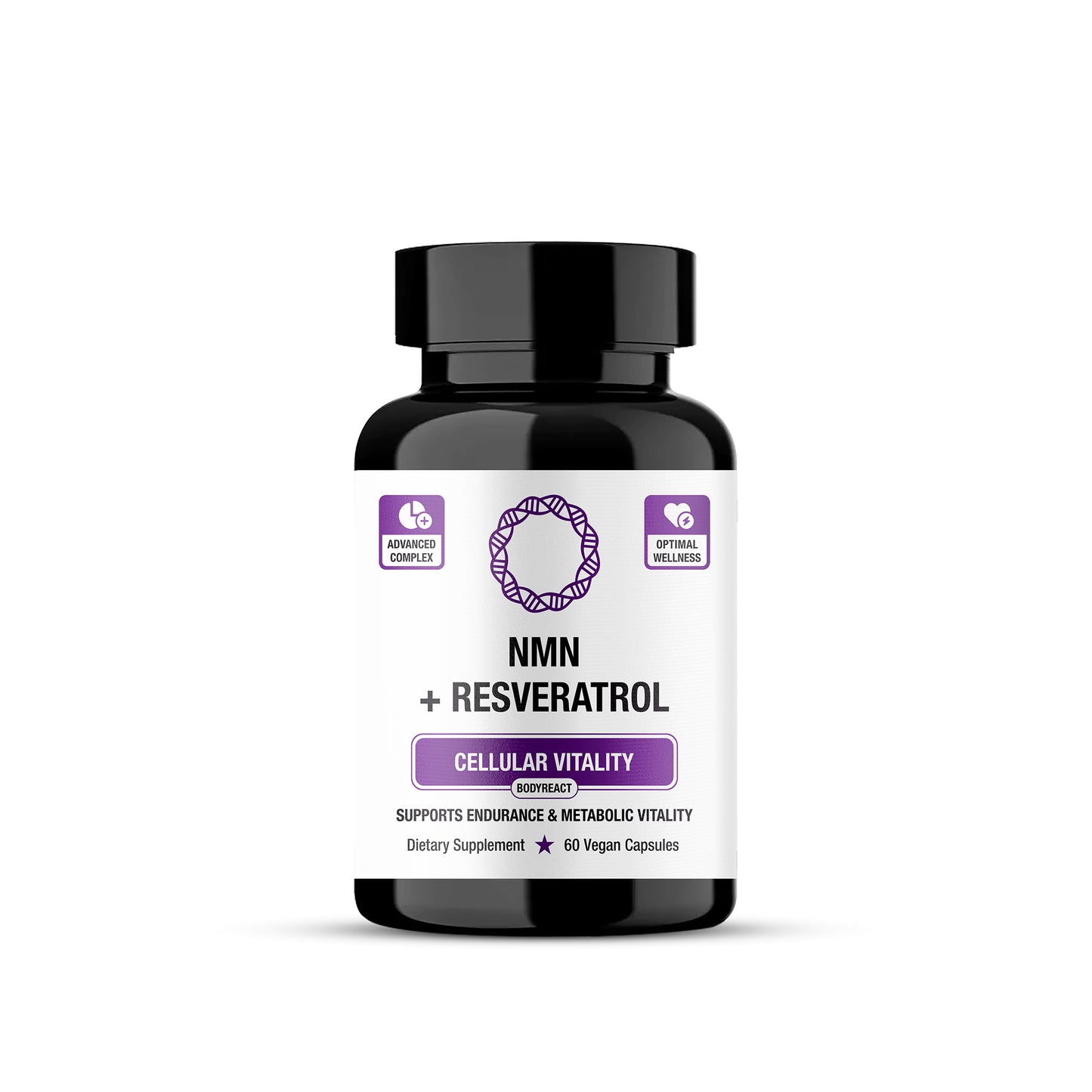 NMN + Resveratrol Fusion – Cellular Energy & Healthy Aging Support (60 Capsules)