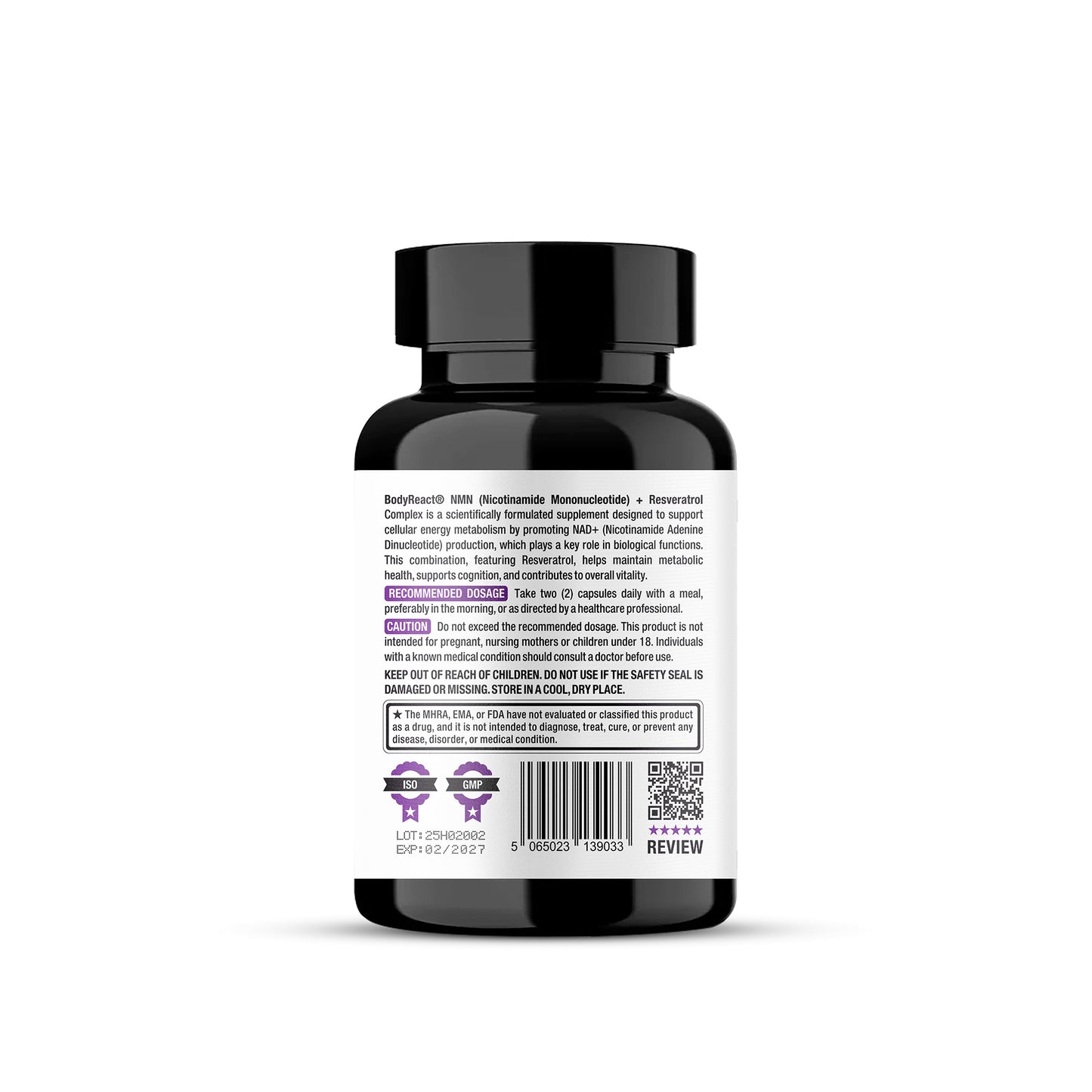 NMN + Resveratrol Fusion – Cellular Energy & Healthy Aging Support (60 Capsules)