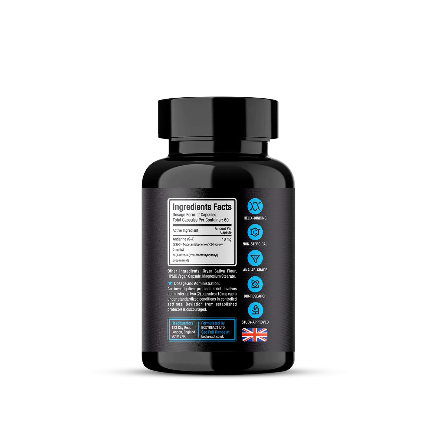 Andarine S-4 – Fat-Loss & Lean Muscle SARMs Capsule (60 Capsules)
