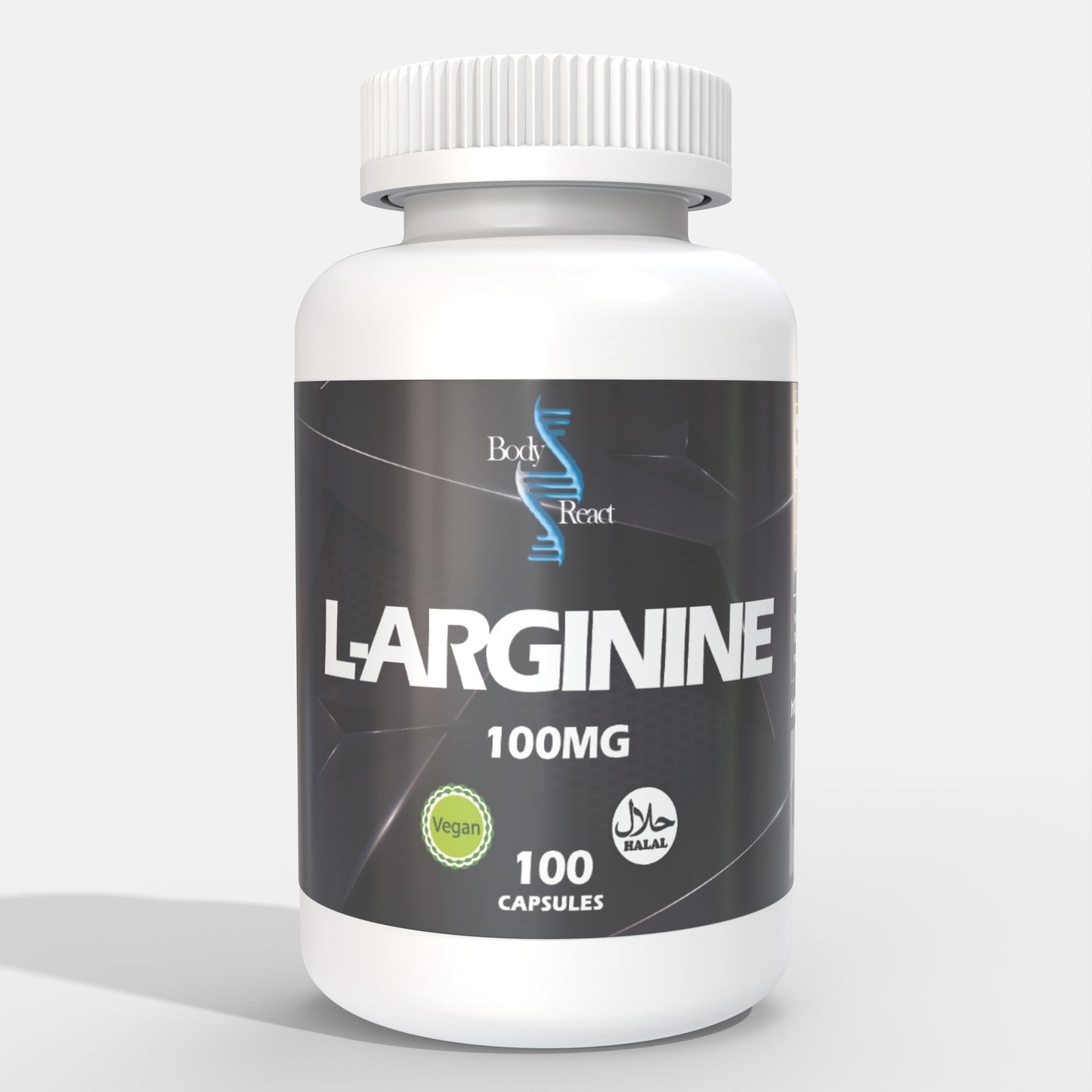 L-Arginine 1000mg – Vegan Nitric Oxide & Cardiovascular Support (120 Capsules)