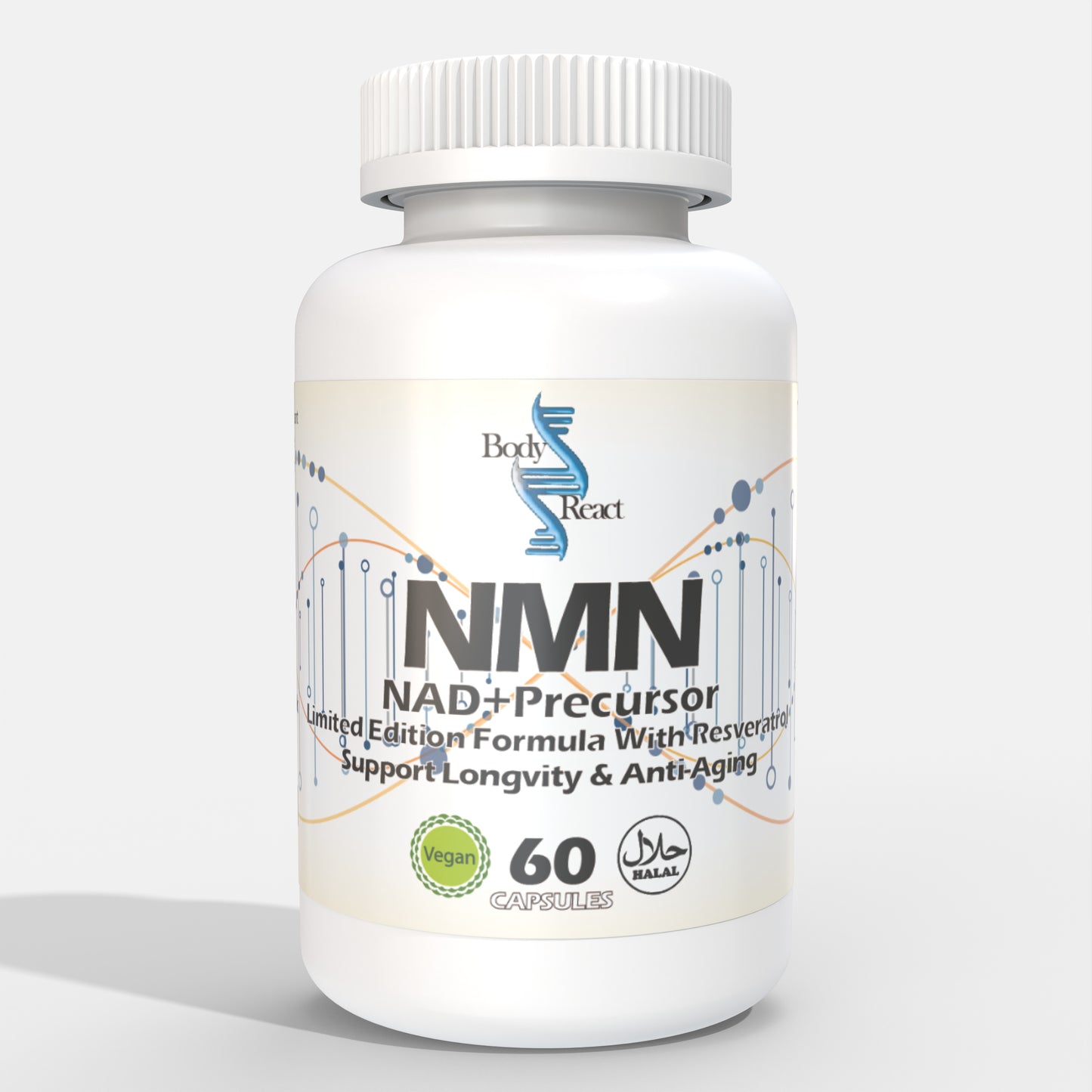 NMN + Resveratrol Fusion – Cellular Energy & Healthy Aging Support (60 Capsules)