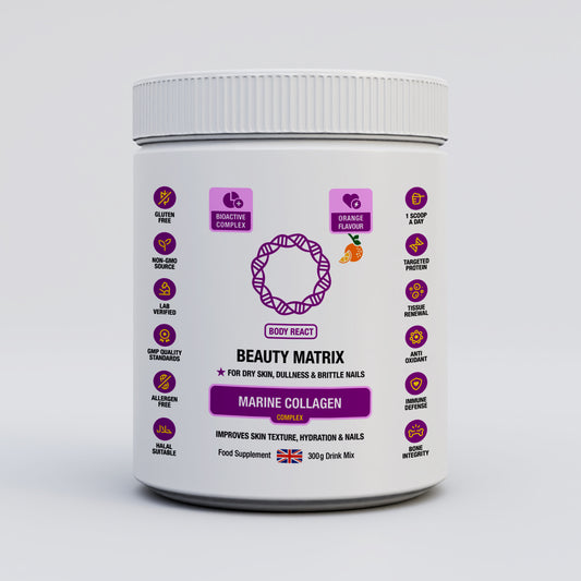 Beauty Matrix Complex – Marine Collagen for Skin Hydration, Nail Strength & Glow (300g Powder)