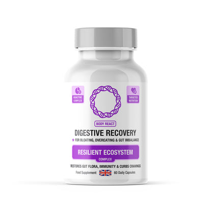Digestive Recovery Complex – 30-Strain Probiotic with Gold Kiwifruit Prebiotic for Gut Balance, Immunity & Bloating Relief (60 Capsules)