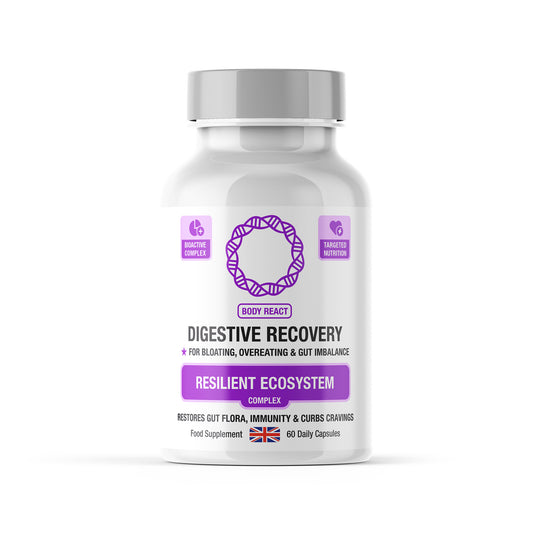 Digestive Recovery Complex – 30-Strain Probiotic with Gold Kiwifruit Prebiotic for Gut Balance, Immunity & Bloating Relief (60 Capsules)