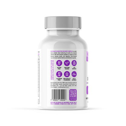 Digestive Recovery Complex – 30-Strain Probiotic with Gold Kiwifruit Prebiotic for Gut Balance, Immunity & Bloating Relief (60 Capsules)