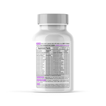 Digestive Recovery Complex – 30-Strain Probiotic with Gold Kiwifruit Prebiotic for Gut Balance, Immunity & Bloating Relief (60 Capsules)