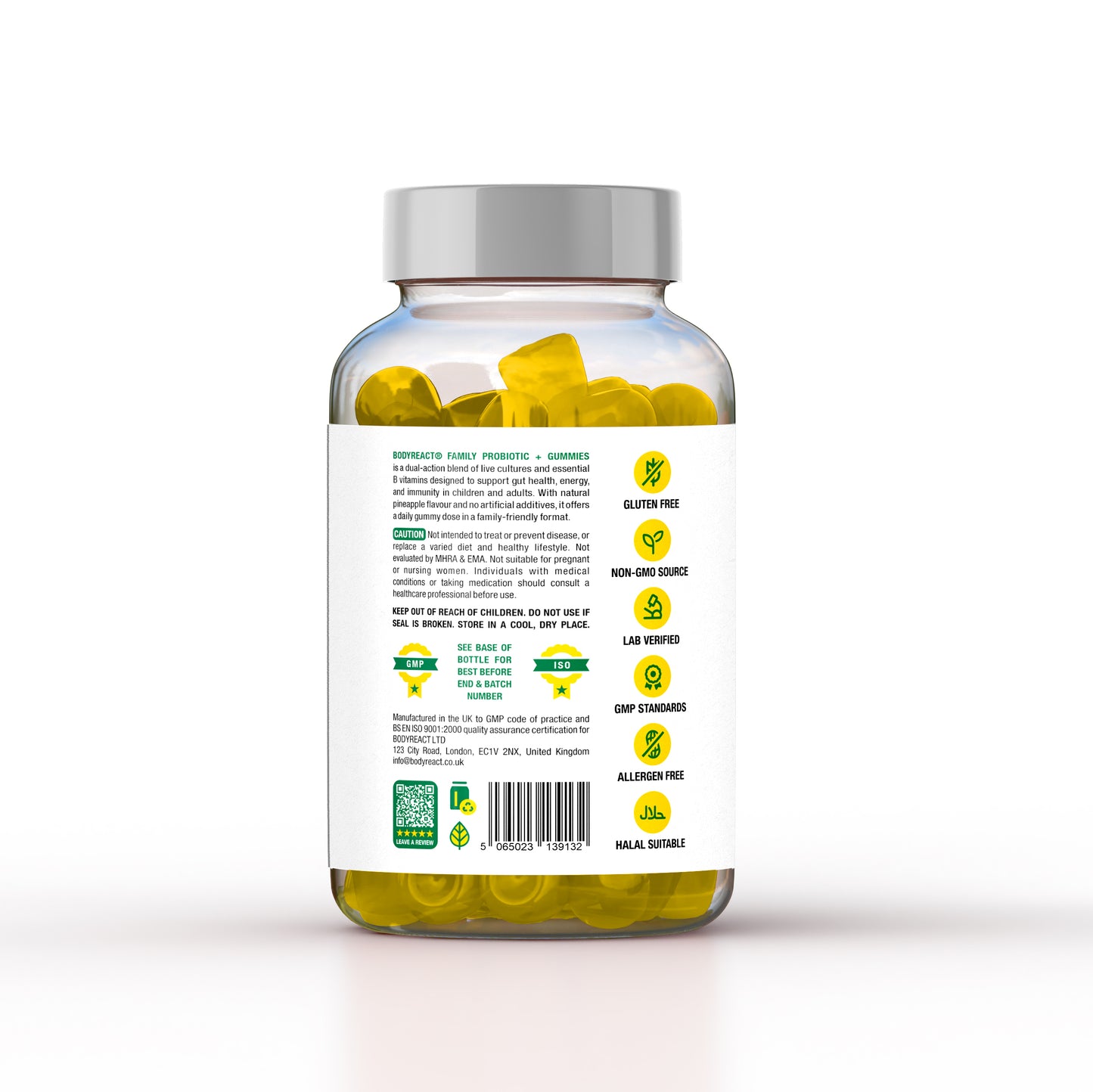 Family Probiotic+ Gummies – Daily Digestive & Immunity Support for Kids & Adults (150 Gummies)