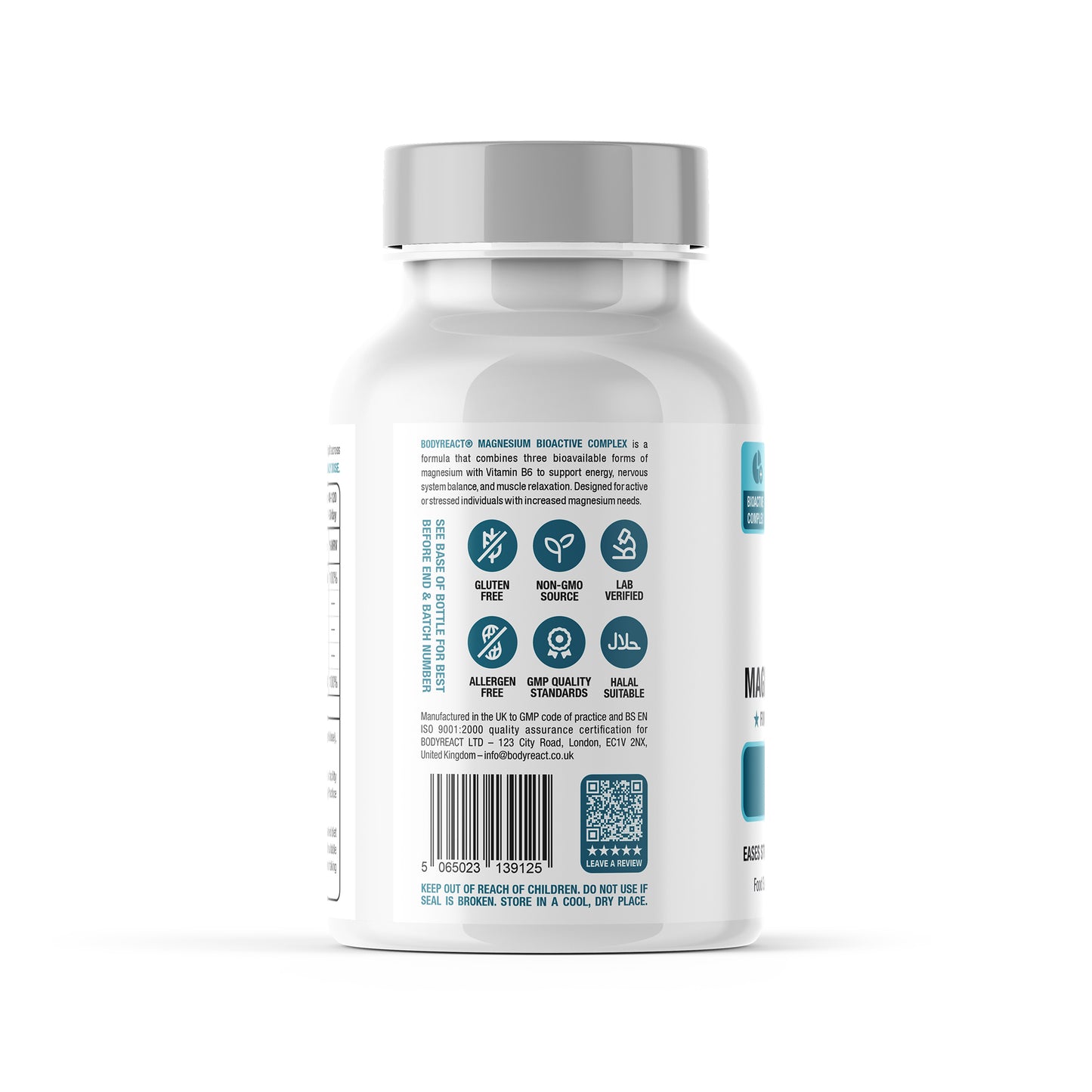 Magnesium Bioactive Complex – Fatigue, Stress & Mood Support (120 Capsules)