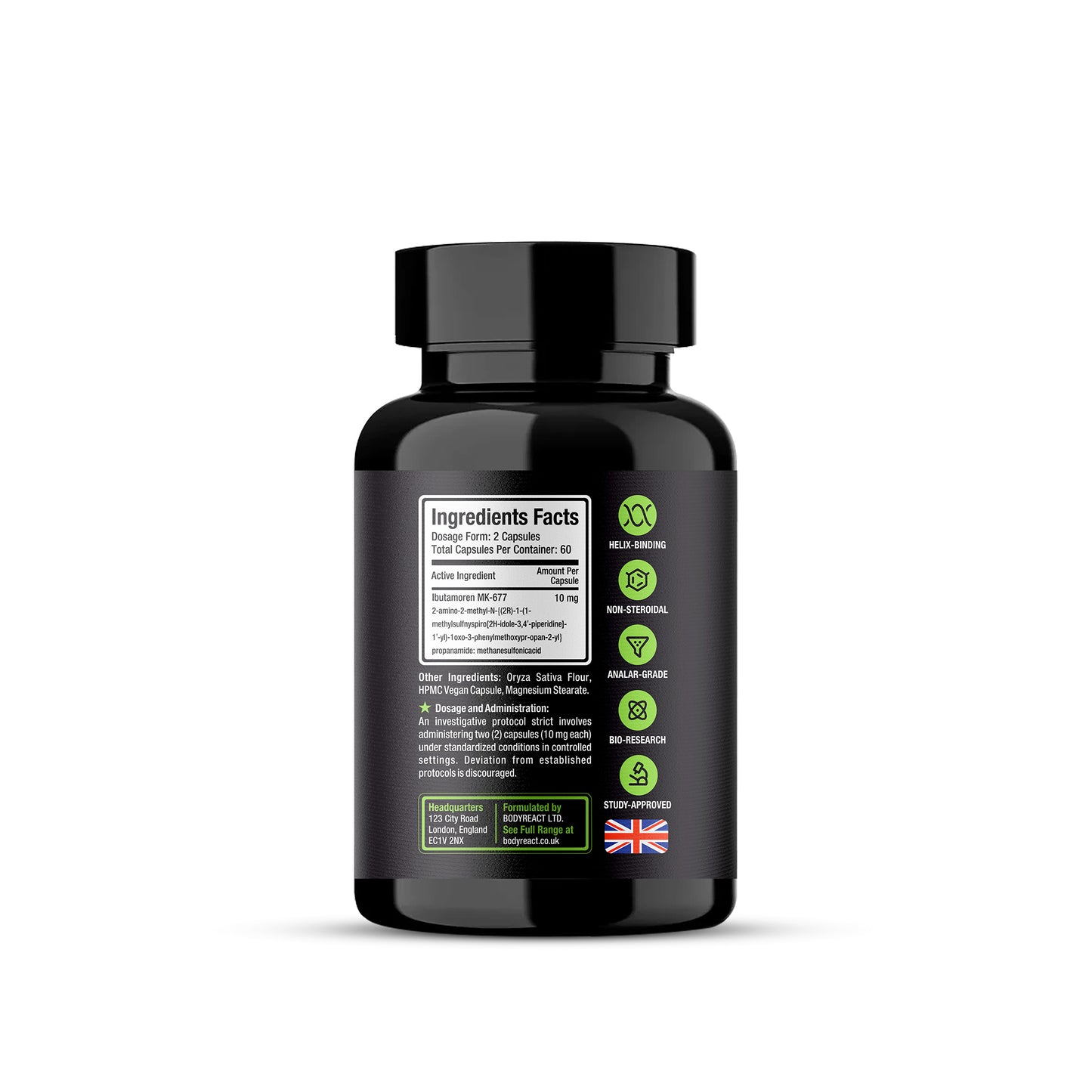 MK-677 Ibutamoren – Growth Hormone & Recovery Enhancer (60 Capsules)