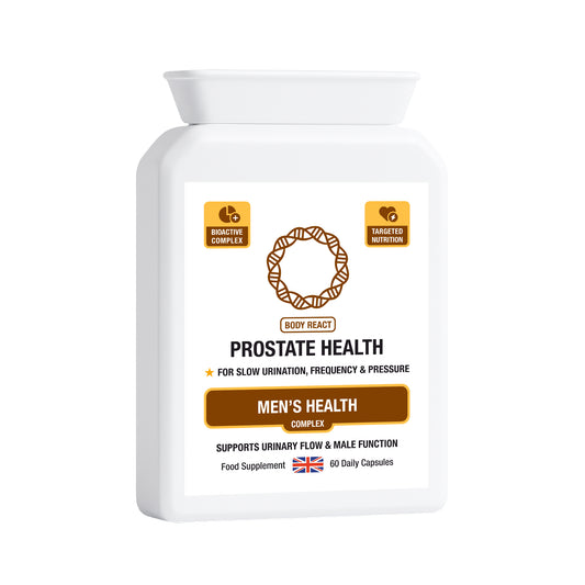 Prostate Health Complex – Plant Sterols, Saw Palmetto & Zinc for Urinary Flow, Male Hormonal Balance & Prostate Support (60 Capsules)